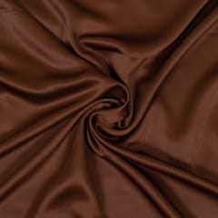 Brown Colour Gucci Satin Fabric