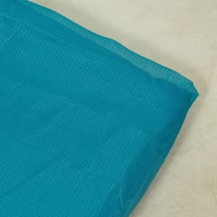 Firozi Colour Kota Doria Fabric