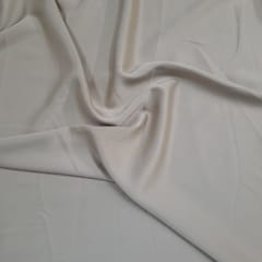 Beige Color Crepe Satin Fabric