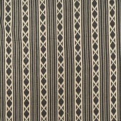 Black with White Color Cotton Acrylic Fabric