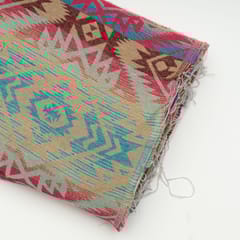Multi Colour Cotton Jacquard Fabric