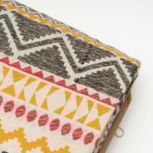 Multi Colour Cotton Jacquard Fabric