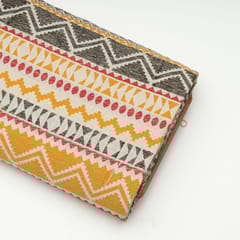 Multi Colour Cotton Jacquard Fabric