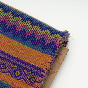 Multi Colour Cotton Jacquard Fabric