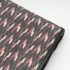 Multi Colour Cotton Ikat Fabric