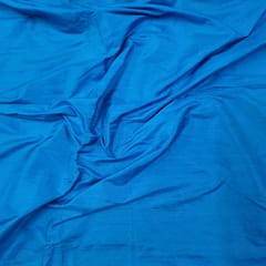 Sky Blue Color 70 Gm Raw Silk Fabric