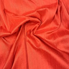 Red Color 70 Gm Raw Silk Fabric