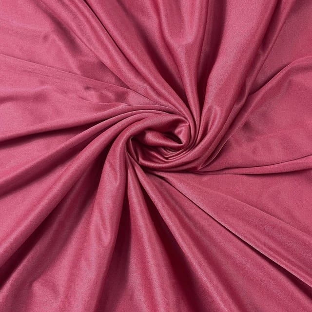 Dark Maroon Color Lycra Lining Fabric