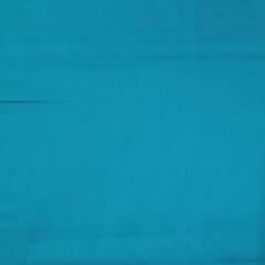 Teal Blue Color Glace Cotton Fabric