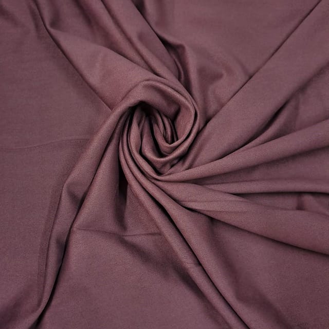 Dark Lilac Colour Suede Fabric