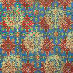Multi Color Semi Brocade Fabric