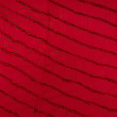 Red Colour Cotton Cambric Dobby Fabric