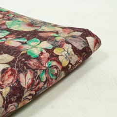 Multi Colour Corduroy Printed Fabric