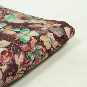 Multi Colour Corduroy Printed Fabric