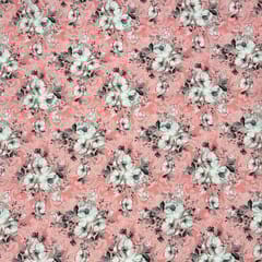 Multi Colour Crepe Printed Fabric