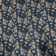 Multi Color Georgette Printed Fabric