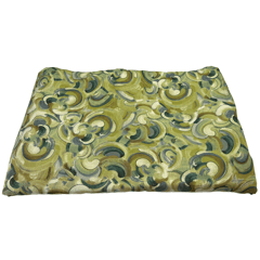 Green Shade Floral Printed Rayon Fabric