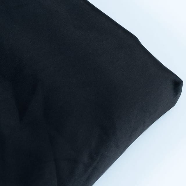 Black Colour Gucci Satin Fabric