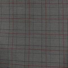 Grey Color Woolen Printed Fabric