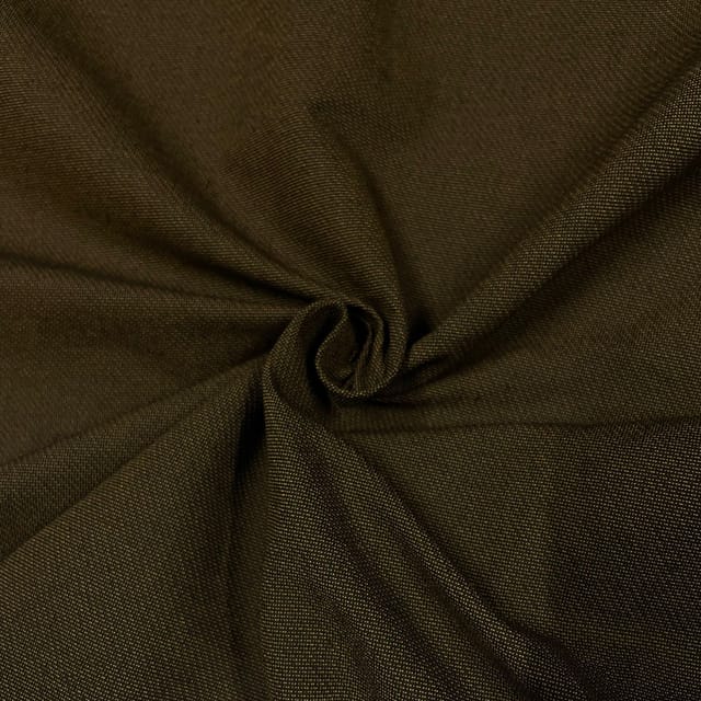 Dark Brown Color Woolen Plain Fabric