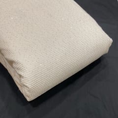 White Dyeable Chanderi Embroidery