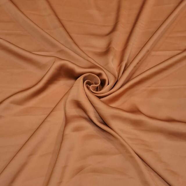 Rust Color Armani Satin Fabric (N117)