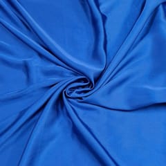 Royal Blue Color Armani Satin Fabric