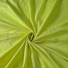 Vibrant Green Color Cotton Silk Fabric