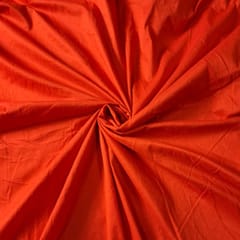 Orange Color Cotton Silk Fabric (N402)