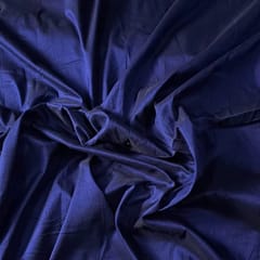 Navy Blue Color Cotton Silk Fabric (N70DD)