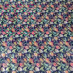 Multi Color Velvet Printed Fabric
