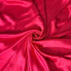 Pink Colour Poly Satin Fabric
