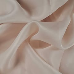 Light Peach  Colour Organza Fabric