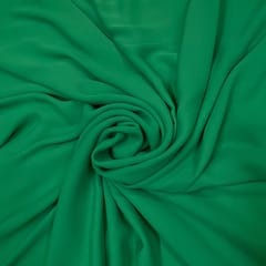 Dark Green Color Heavy Georgette Fabric (N717)