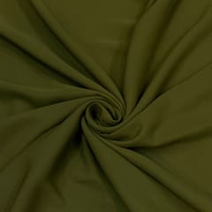 Mehendi Green Color Heavy Georgette Fabric (N168)