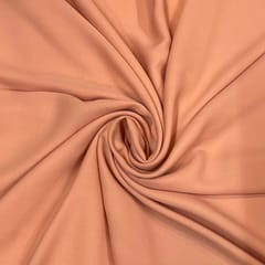 Peach Color Heavy Georgette Fabric (N114)