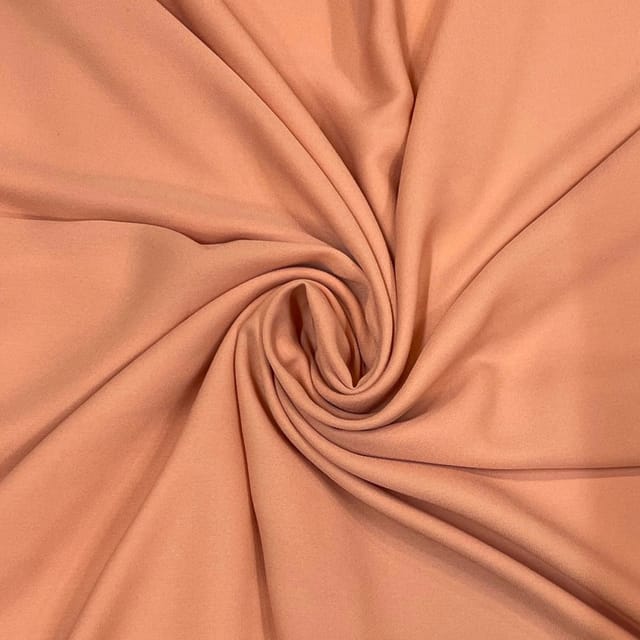 Peach Color Heavy Georgette Fabric (N114)