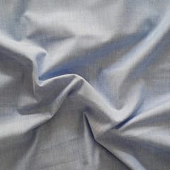 Sky Blue Color Cotton Linen Fabric