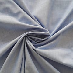 Sky Blue Color Cotton Linen Fabric