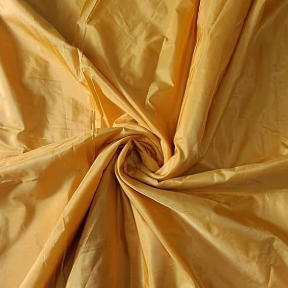Yellow Color Poly Silk Fabric (N60)