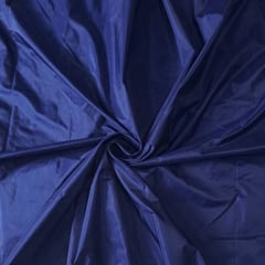 Dark Blue Color Poly Silk Fabric