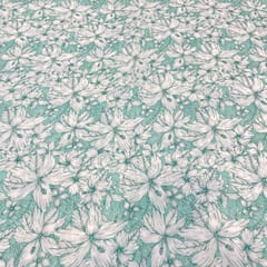 Multi Color Muslin Printed Fabric