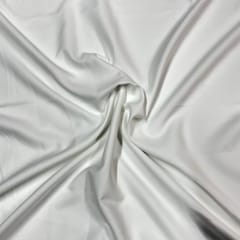 White Color Banana Crepe Fabric