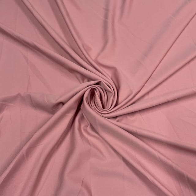 Light Dusty Pink Color Banana Crepe Fabric