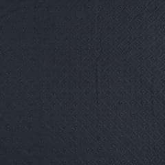 Black Colour Georgette Chikan Embroidered Fabric (75CM Piece)