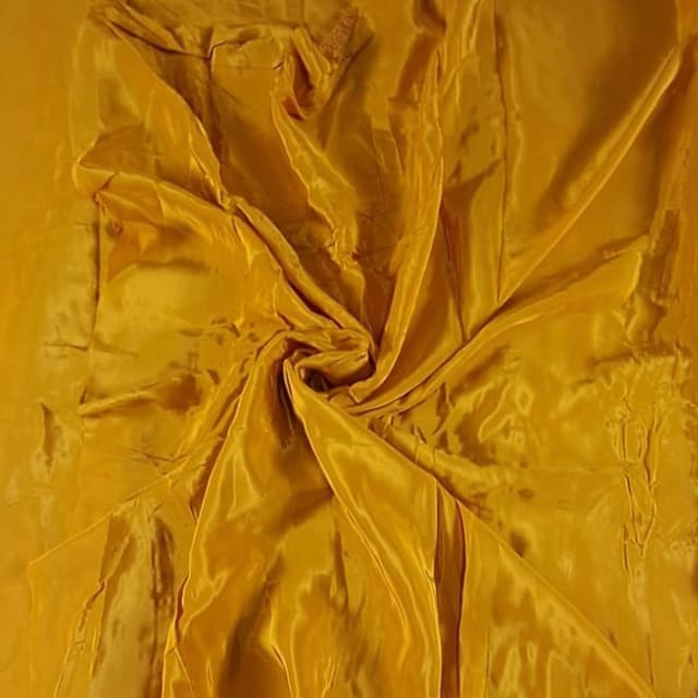 Mustard Color Crepe Fabric