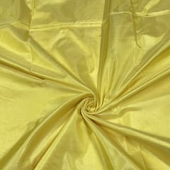 Yellow Color Pure Silk Fabric