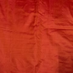 Orange Color Pure Silk Fabric