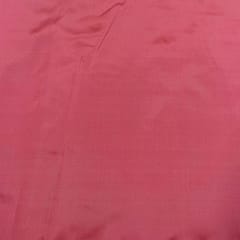 Pink Color Pure Satin Silk Fabric