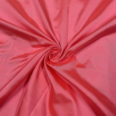 Pink Color Pure Satin Silk Fabric